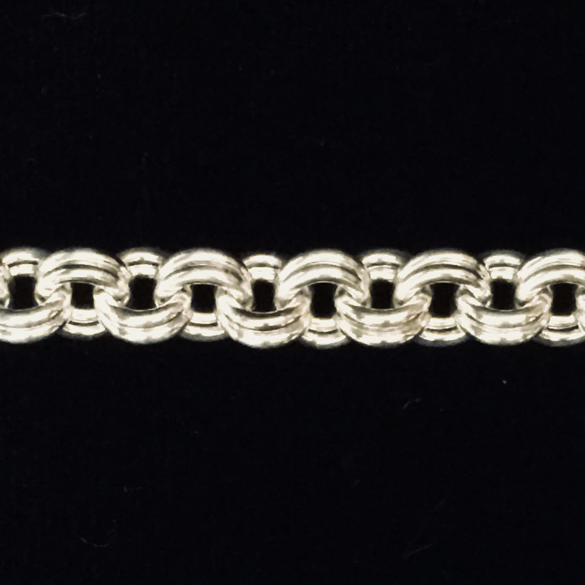 Seaxwolf Jewelry Designs | Sterling Silver Double Link