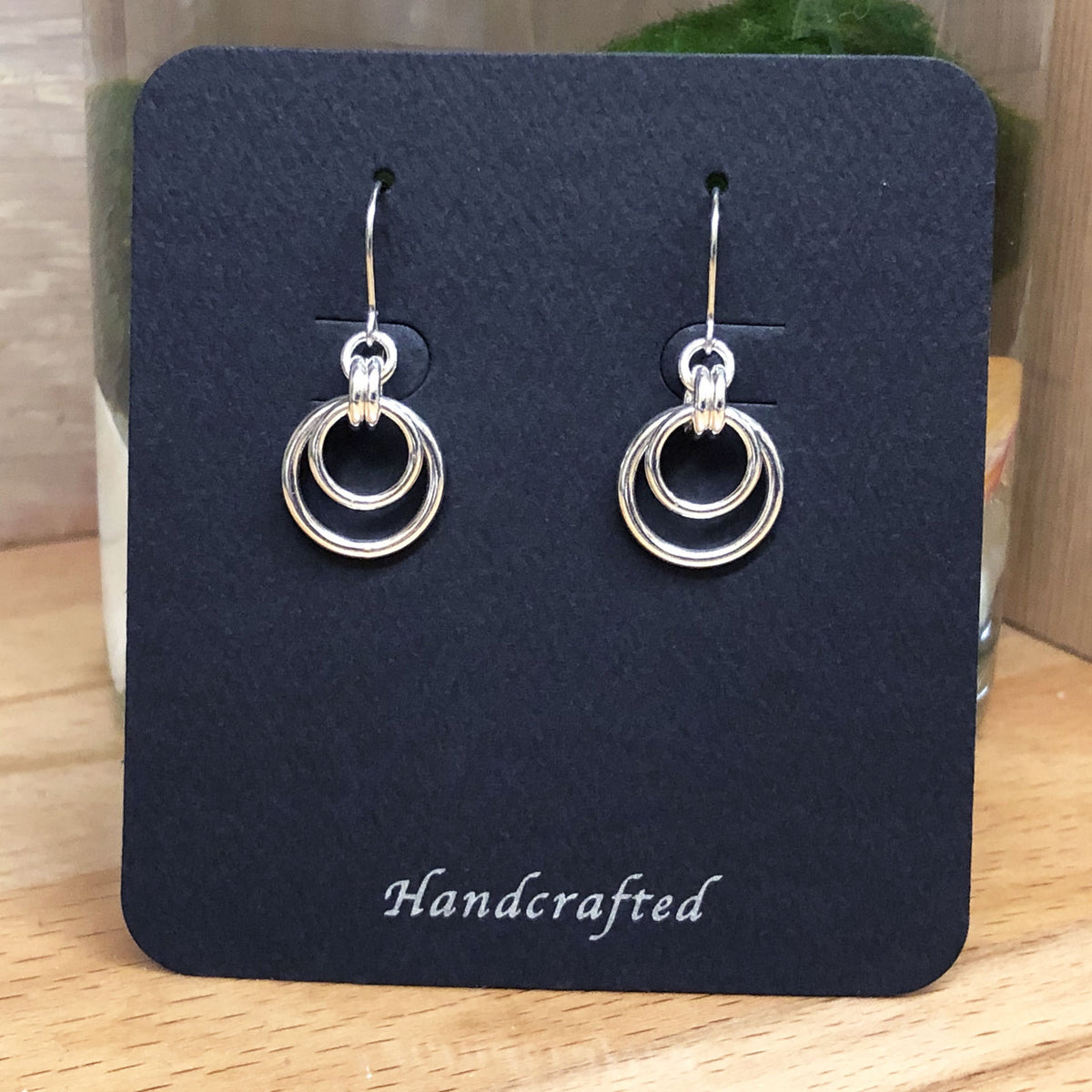 【日本未入荷】 Medium Logo Hoop Earring Silver  テルファー Medium Logo Hoop Earring - Silver