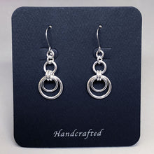 Seaxwolf Athena (Snowmen) earrings are crafted by hand out of sterling silver.