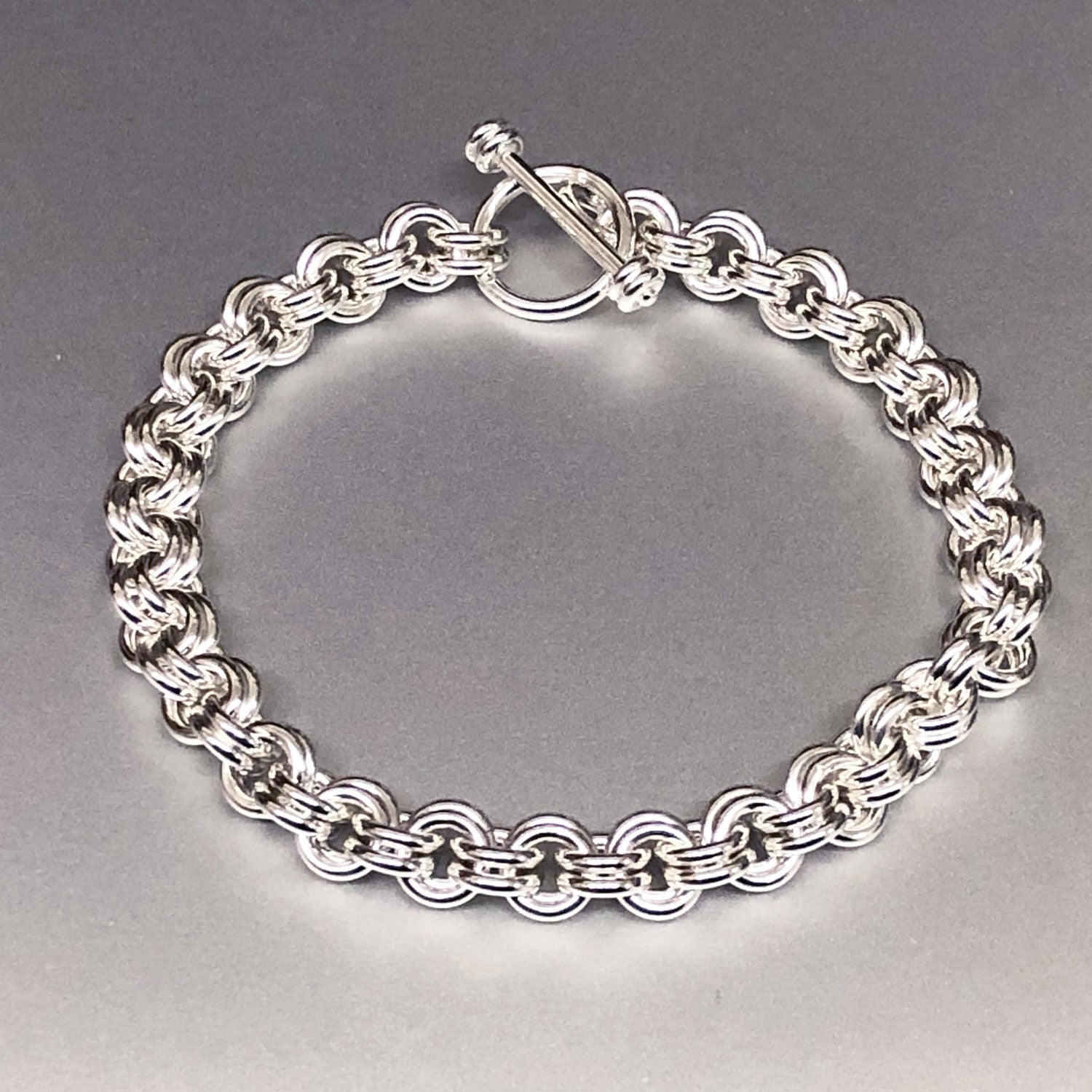 Special Design Silver Chain Bracelet For Men No:2
