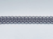Sterling Silver HexaFleur Bracelet - Fine 18 Gauge