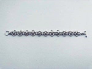 Sterling Silver HexaFleur Diamonds - Fine 18 Gauge