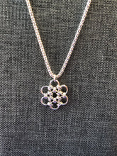 Sterling Silver Snowflake (Fine 18 Gauge) and Popcorn Chain