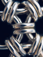 Sterling Silver HexaFleur Bracelet - Bold 16 Gauge