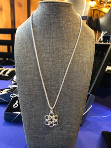 Sterling Silver Snowflake (Bold 16 Gauge) and Popcorn Chain