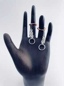 Sterling Silver Byzantine II Earrings - Fine 18 Gauge