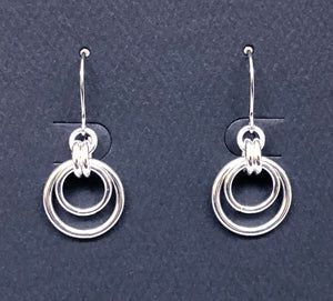 Sterling Silver Medium Hoop Earrings - Bold 16 Gauge