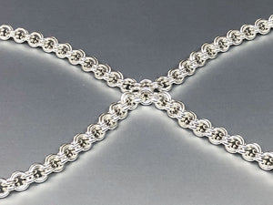 Sterling Silver Double Link Claspless Necklace - Bold 16 Gauge